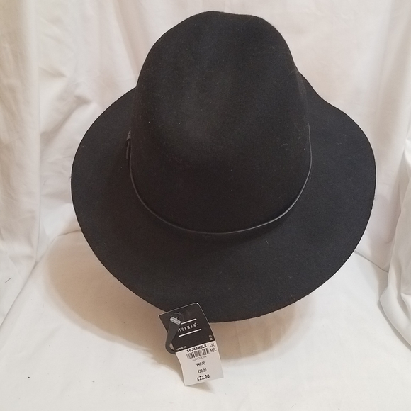Topman Wide Brim Wool Fedora - Picture 2 of 4